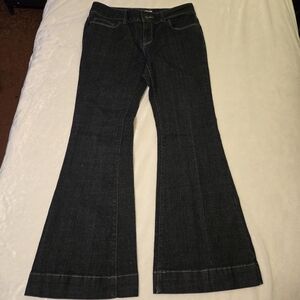 Vintage Flare Mix It Blue Denim size 10 Front And Back Pockets Like New